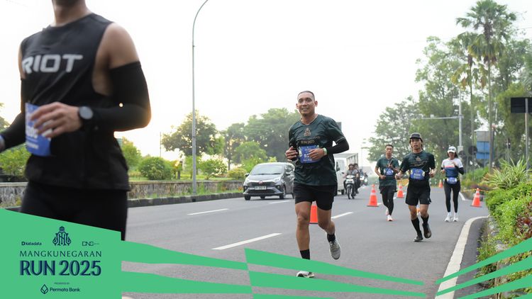 Race photo from Mangkunegaran Run 2025