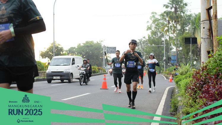 Race photo from Mangkunegaran Run 2025
