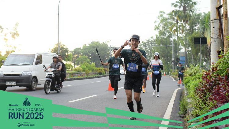 Race photo from Mangkunegaran Run 2025