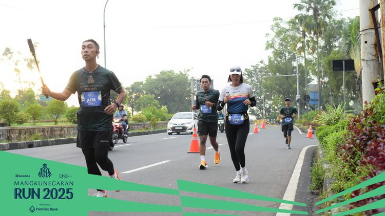 Race photo from Mangkunegaran Run 2025
