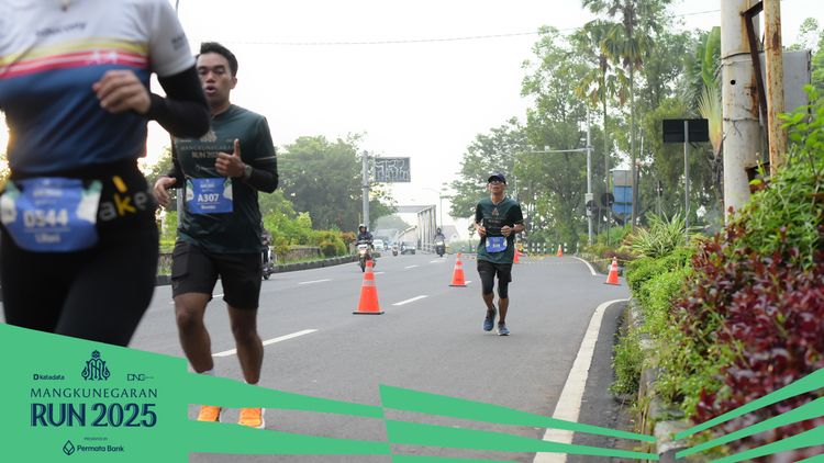 Race photo from Mangkunegaran Run 2025