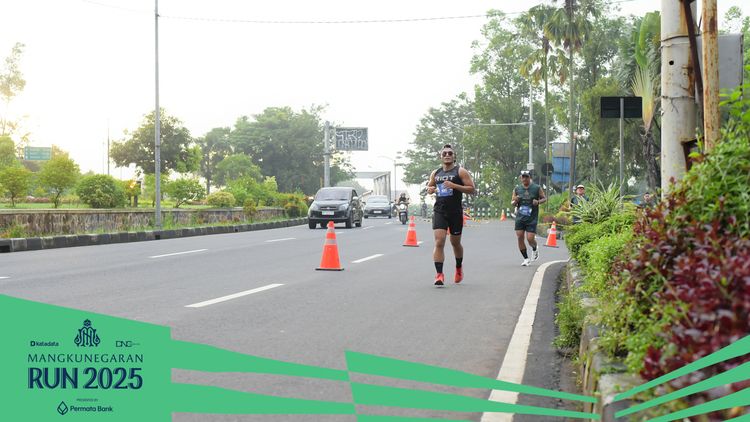 Race photo from Mangkunegaran Run 2025