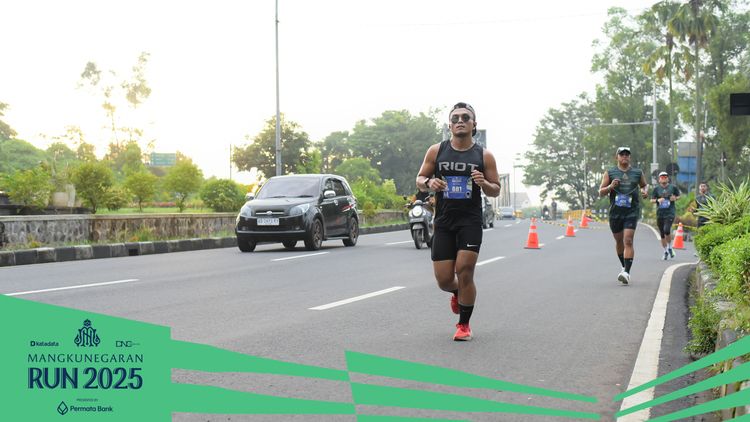 Race photo from Mangkunegaran Run 2025