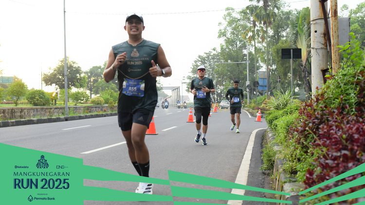 Race photo from Mangkunegaran Run 2025