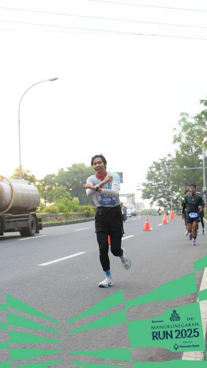 Race photo from Mangkunegaran Run 2025