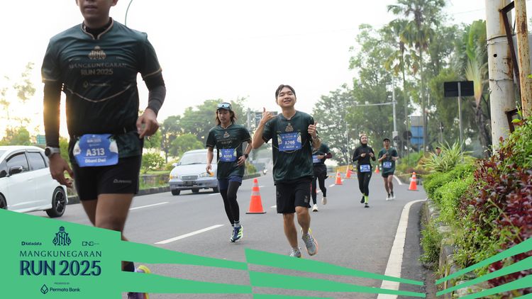 Race photo from Mangkunegaran Run 2025