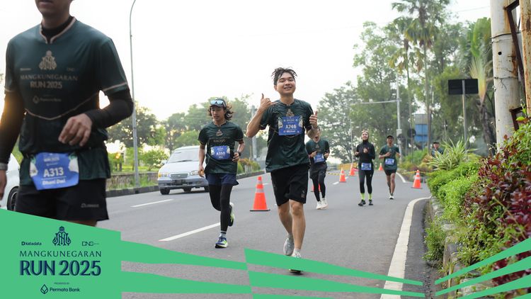 Race photo from Mangkunegaran Run 2025