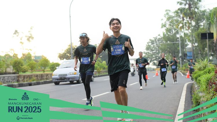 Race photo from Mangkunegaran Run 2025