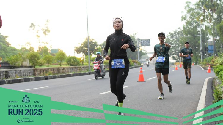 Race photo from Mangkunegaran Run 2025