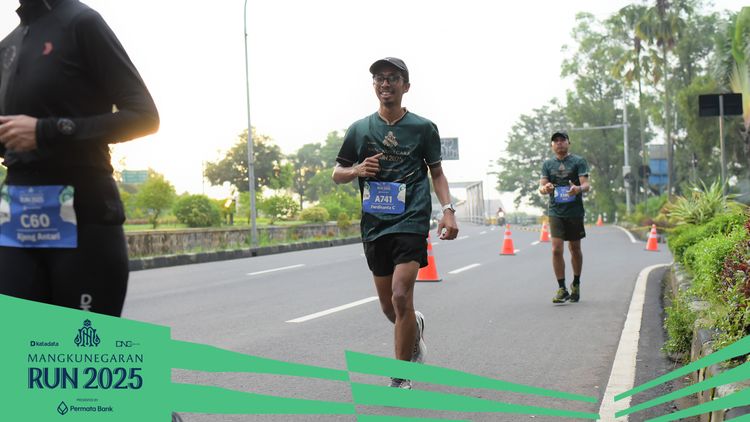 Race photo from Mangkunegaran Run 2025
