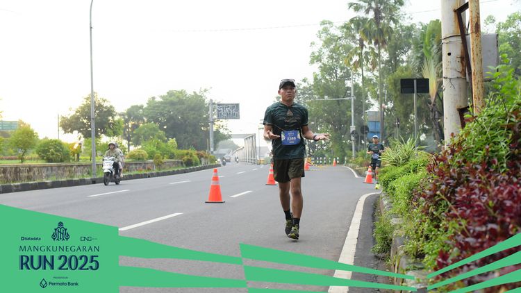 Race photo from Mangkunegaran Run 2025