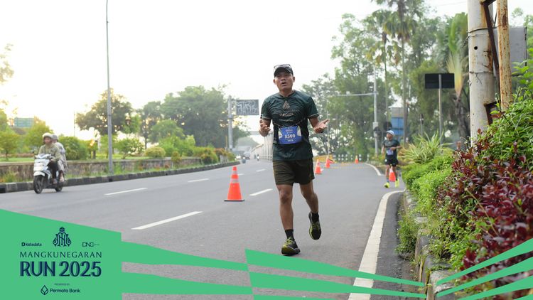 Race photo from Mangkunegaran Run 2025