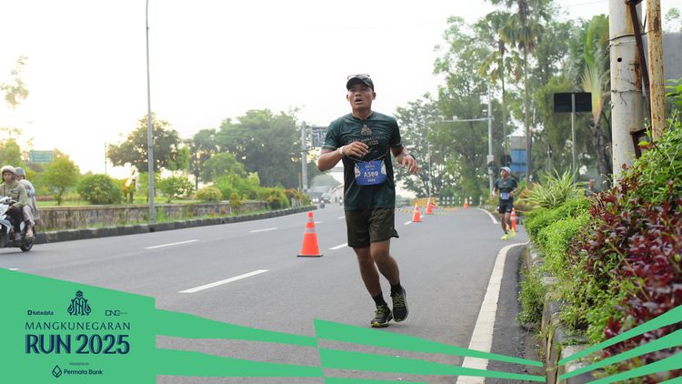 Race photo from Mangkunegaran Run 2025