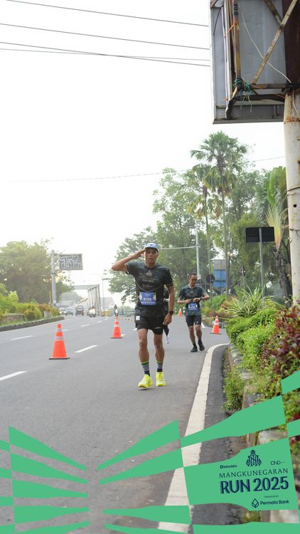 Race photo from Mangkunegaran Run 2025