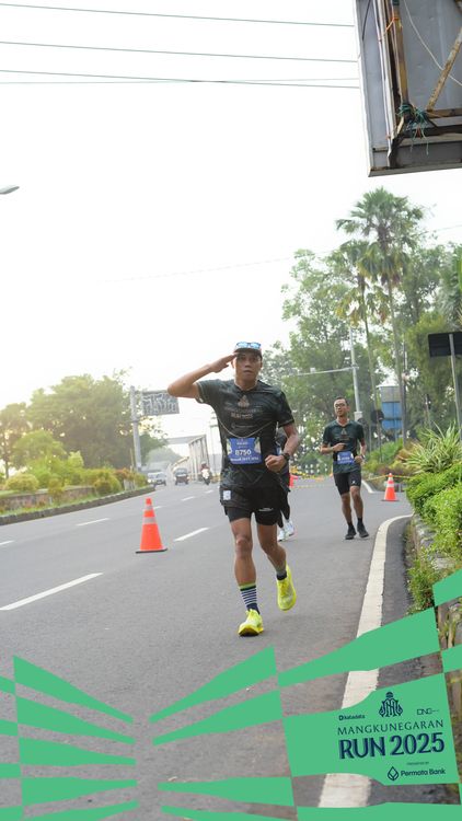 Race photo from Mangkunegaran Run 2025
