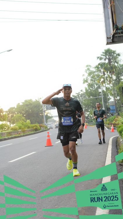 Race photo from Mangkunegaran Run 2025