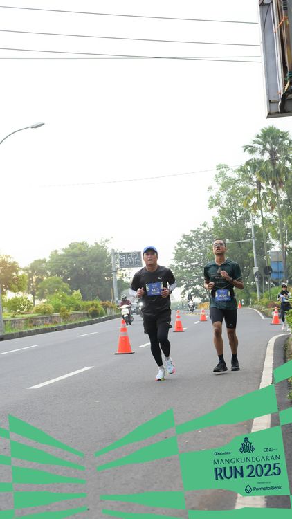 Race photo from Mangkunegaran Run 2025