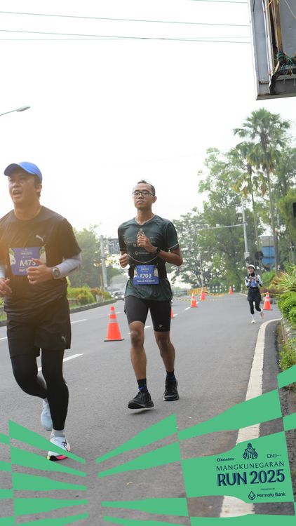 Race photo from Mangkunegaran Run 2025