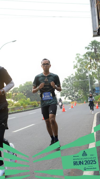 Race photo from Mangkunegaran Run 2025