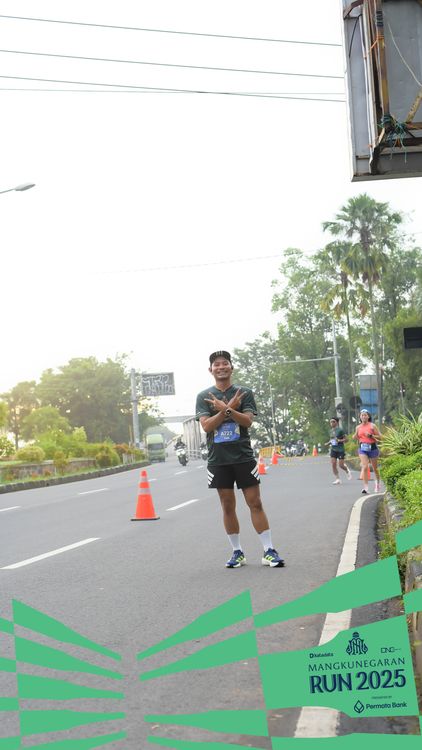 Race photo from Mangkunegaran Run 2025