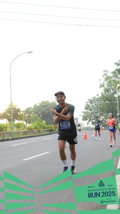 Race photo from Mangkunegaran Run 2025