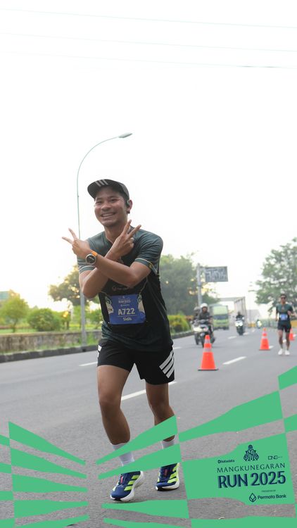 Race photo from Mangkunegaran Run 2025