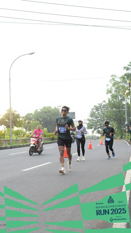 Race photo from Mangkunegaran Run 2025