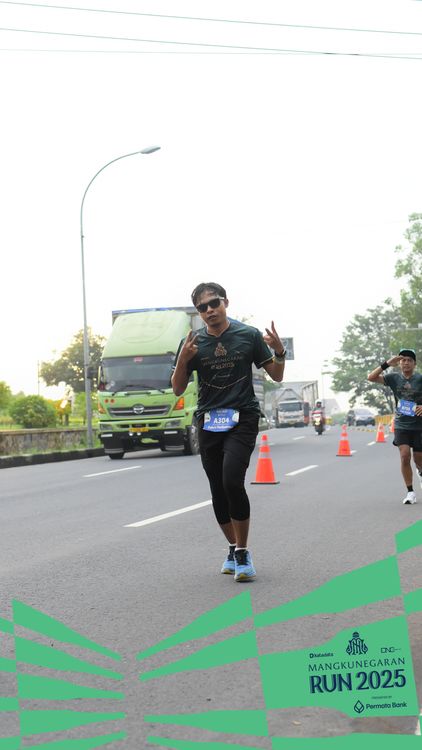 Race photo from Mangkunegaran Run 2025