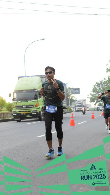 Race photo from Mangkunegaran Run 2025