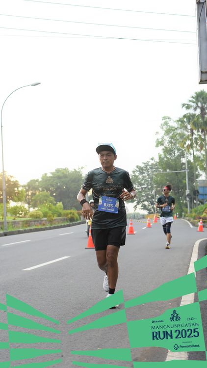 Race photo from Mangkunegaran Run 2025