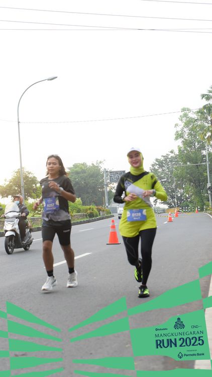 Race photo from Mangkunegaran Run 2025