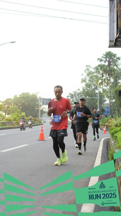 Race photo from Mangkunegaran Run 2025