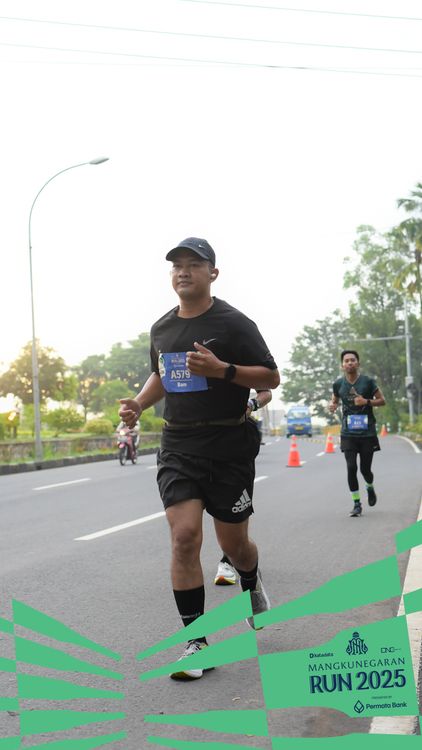 Race photo from Mangkunegaran Run 2025