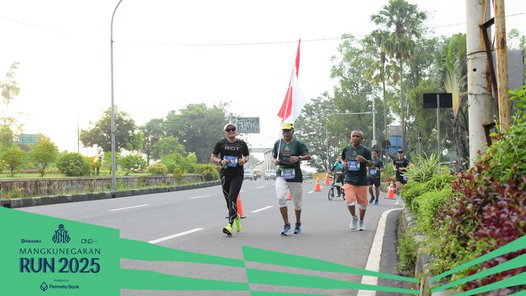 Race photo from Mangkunegaran Run 2025