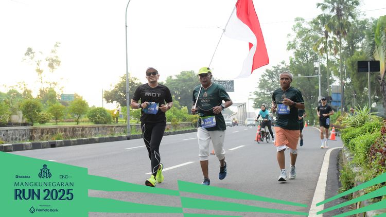 Race photo from Mangkunegaran Run 2025