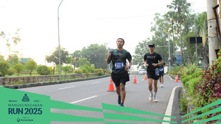 Race photo from Mangkunegaran Run 2025