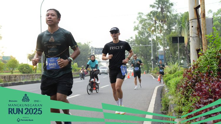 Race photo from Mangkunegaran Run 2025
