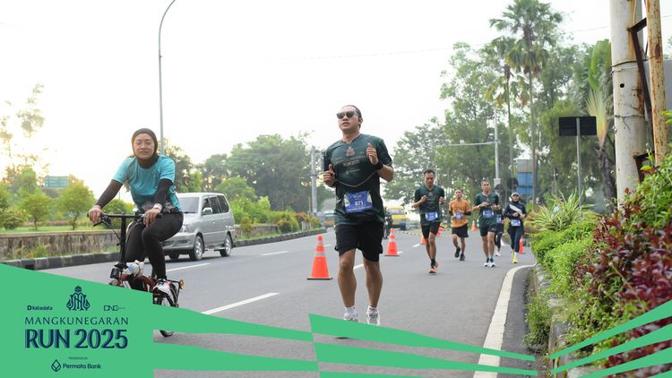 Race photo from Mangkunegaran Run 2025
