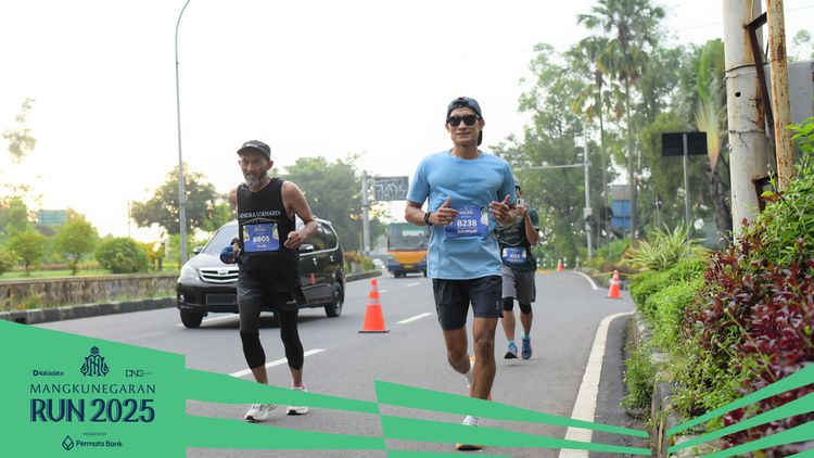 Race photo from Mangkunegaran Run 2025