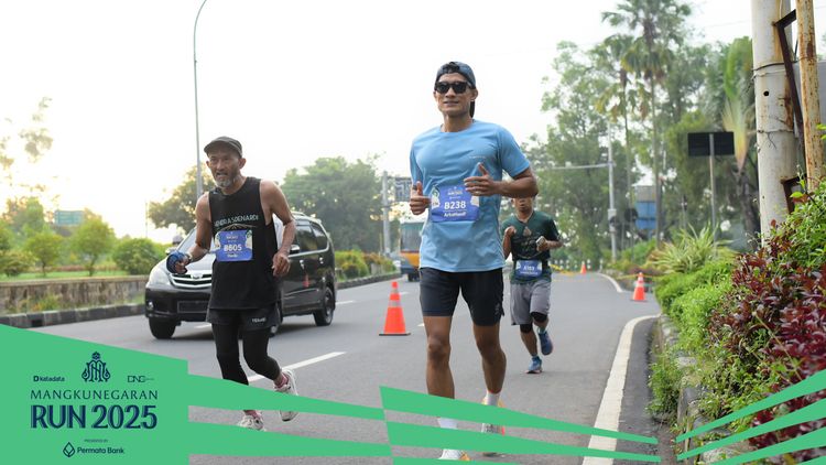 Race photo from Mangkunegaran Run 2025
