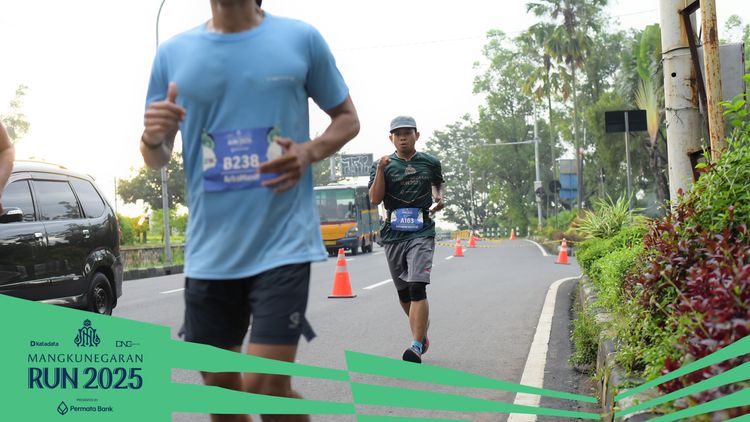 Race photo from Mangkunegaran Run 2025