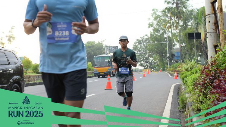 Race photo from Mangkunegaran Run 2025