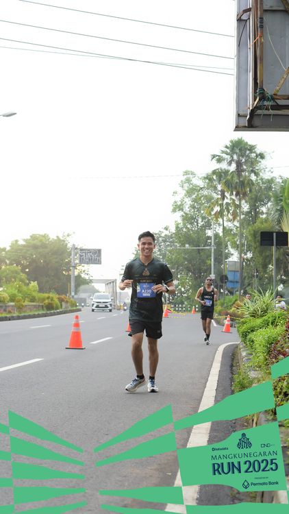 Race photo from Mangkunegaran Run 2025