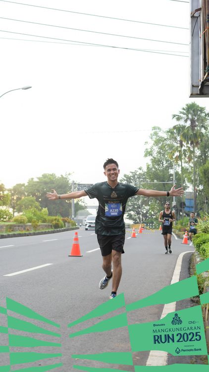 Race photo from Mangkunegaran Run 2025