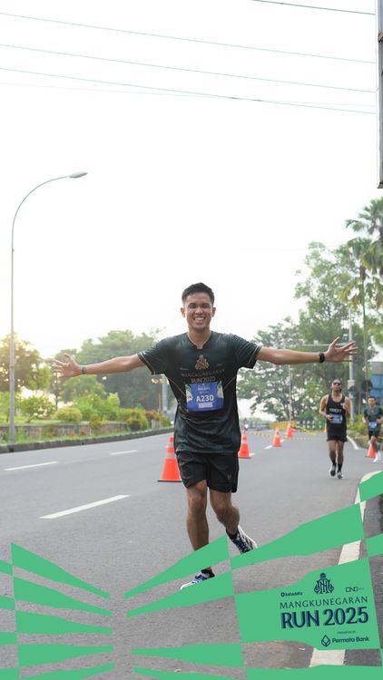 Race photo from Mangkunegaran Run 2025