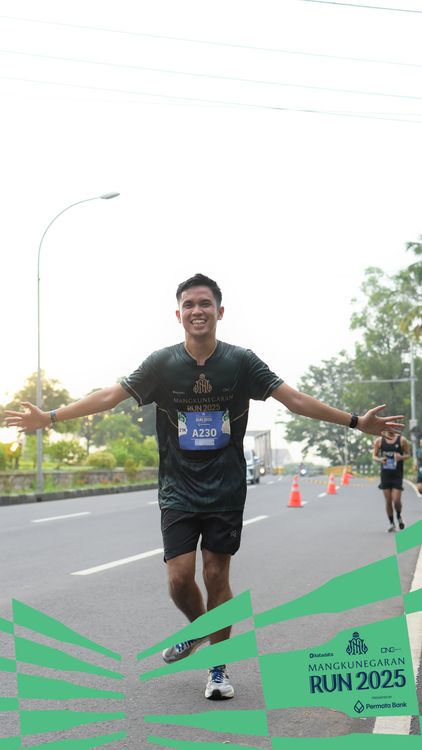 Race photo from Mangkunegaran Run 2025