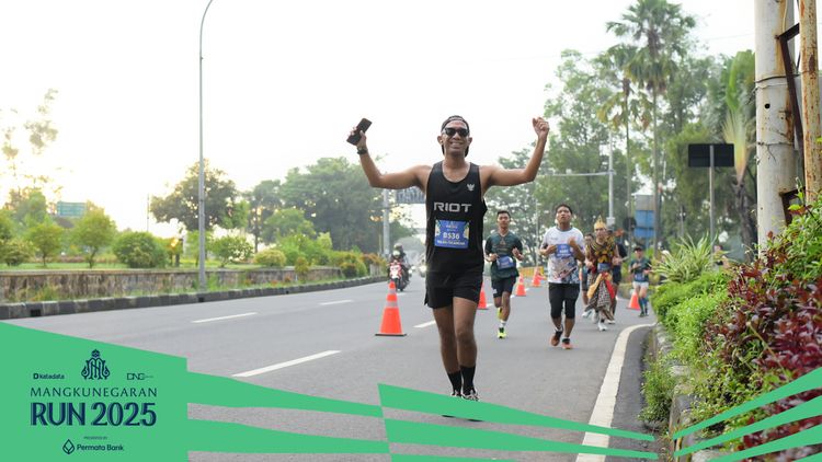 Race photo from Mangkunegaran Run 2025