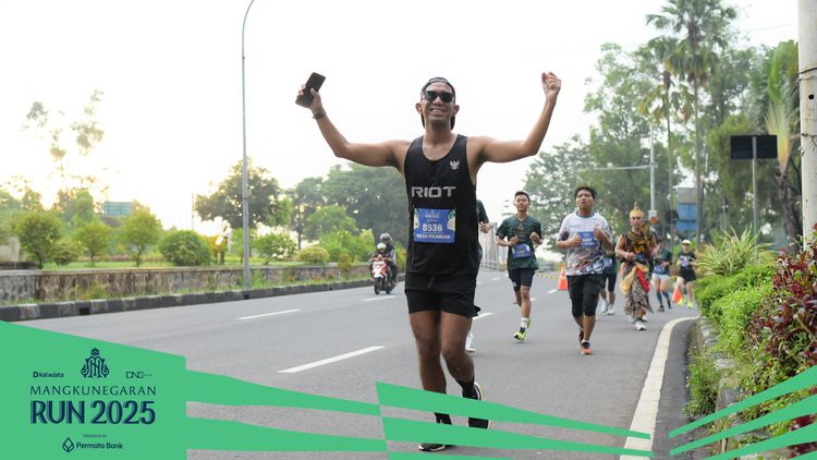 Race photo from Mangkunegaran Run 2025
