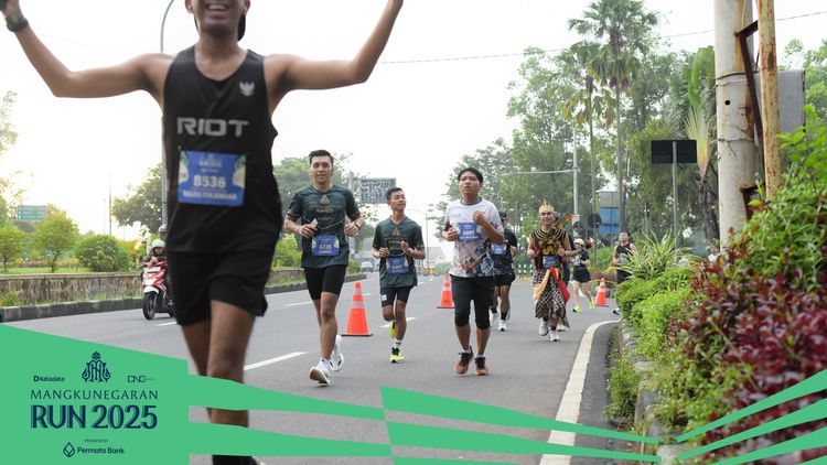 Race photo from Mangkunegaran Run 2025