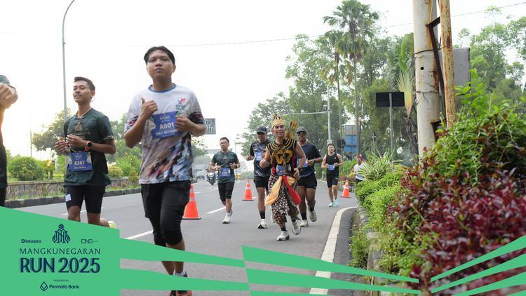 Race photo from Mangkunegaran Run 2025